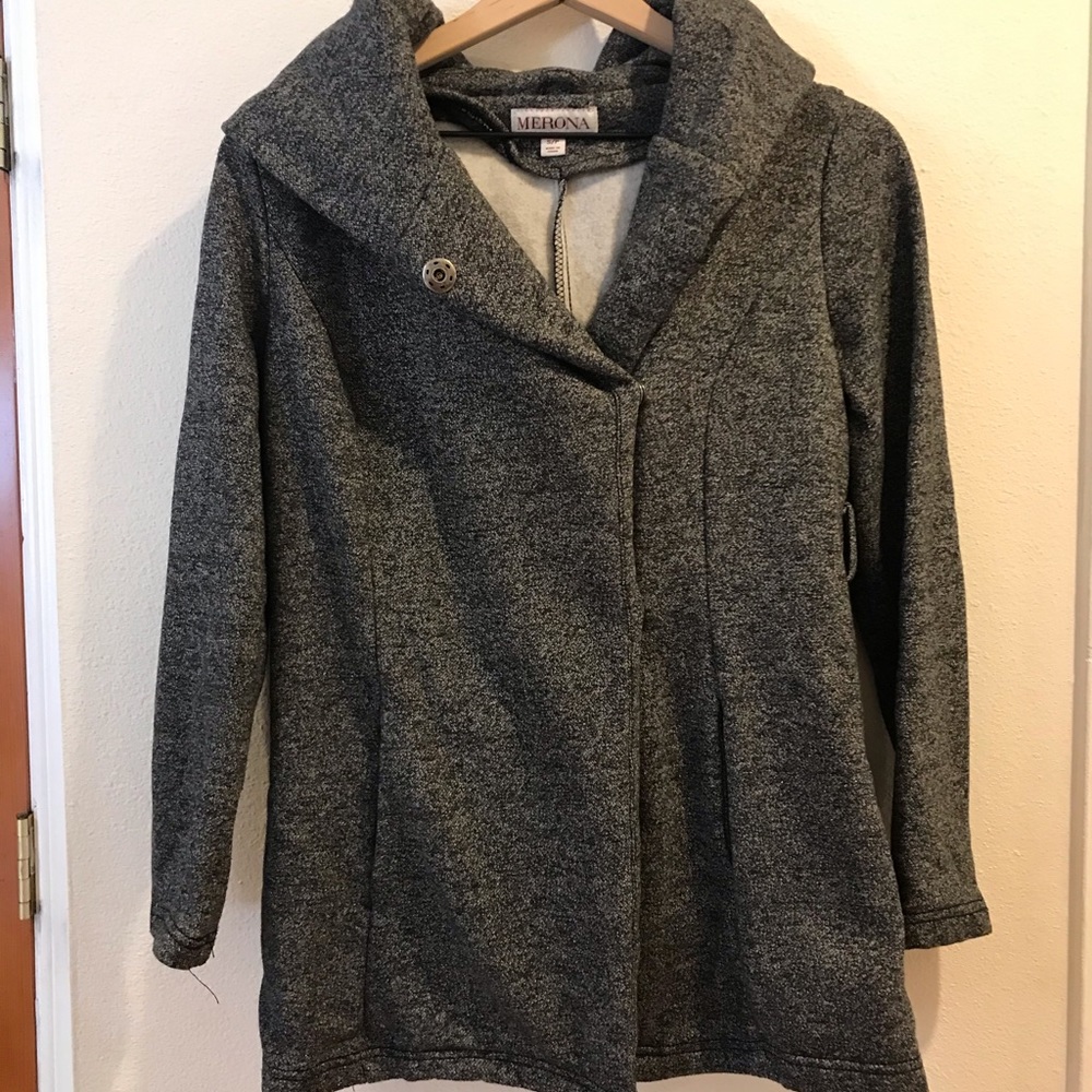 MOSSIMO supply Grey hooded jacket
